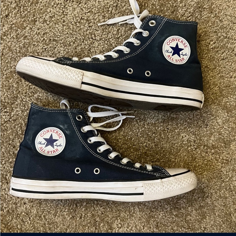 Mens high top converse size 8